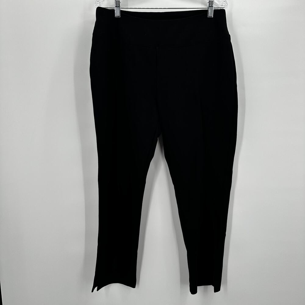 Sympli Pants Womens 14 Black Pull On Ponte Jersey Slim Ankle Stretch Canada
